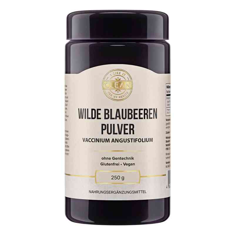 Wilde Blaubeere Pulver Aus Kanada I Like It Clean 250 g von Supplementa GmbH PZN 19340891