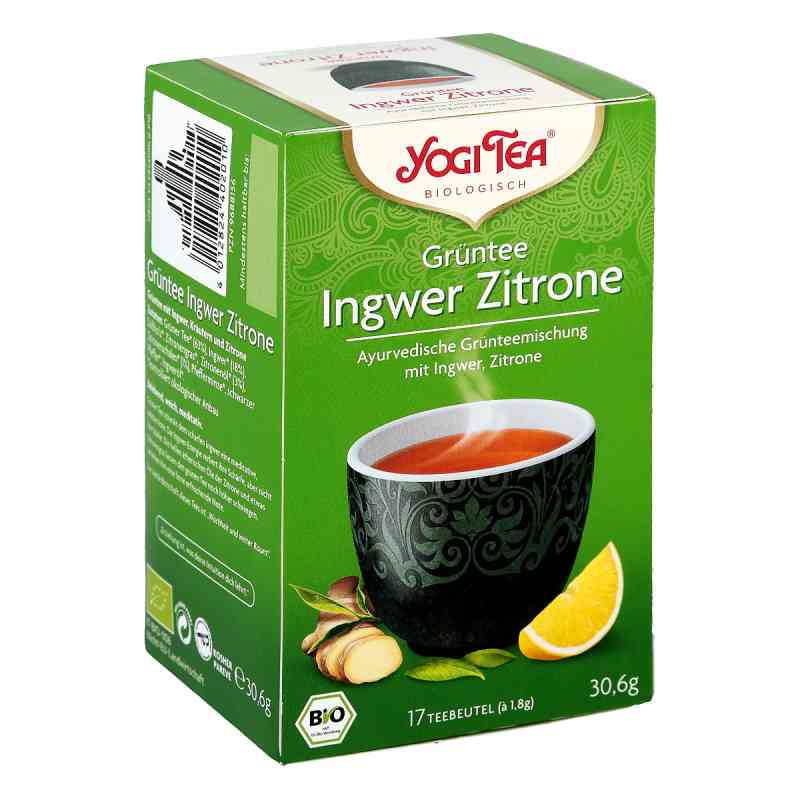 Yogi Tea Grüntee Ingwer Zitrone Bio Filterbeutel 17X1.8 g von YOGI TEA GmbH PZN 09688156
