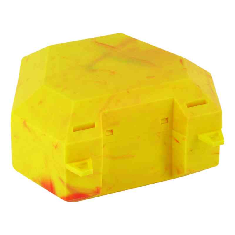 Zahnspangenbox mit Kordel gelb/rot 1 stk von Megadent Deflogrip Gerhard Reeg  PZN 10988277