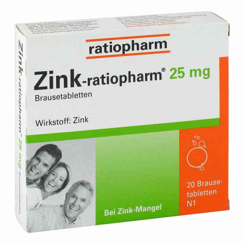 Zink-ratiopharm 25mg 20 stk von ratiopharm GmbH PZN 00813252