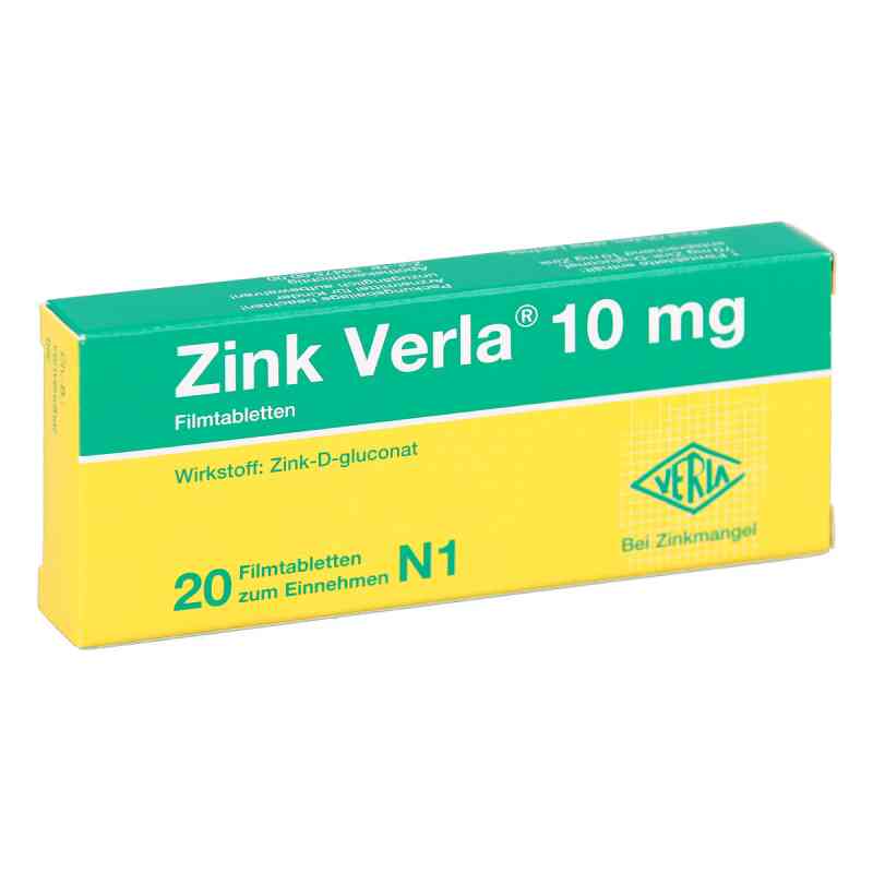 Zink Verla 10mg 20 stk von Verla-Pharm Arzneimittel GmbH &  PZN 08912172