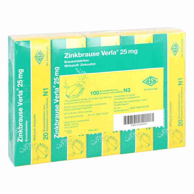 Zinkbrause Verla 25mg 100 stk von Verla-Pharm Arzneimittel GmbH & Co. KG PZN 01564555