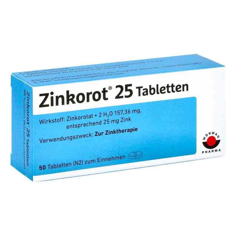 Zinkorot 25 50 stk von Wörwag Pharma GmbH & Co. KG PZN 06890710