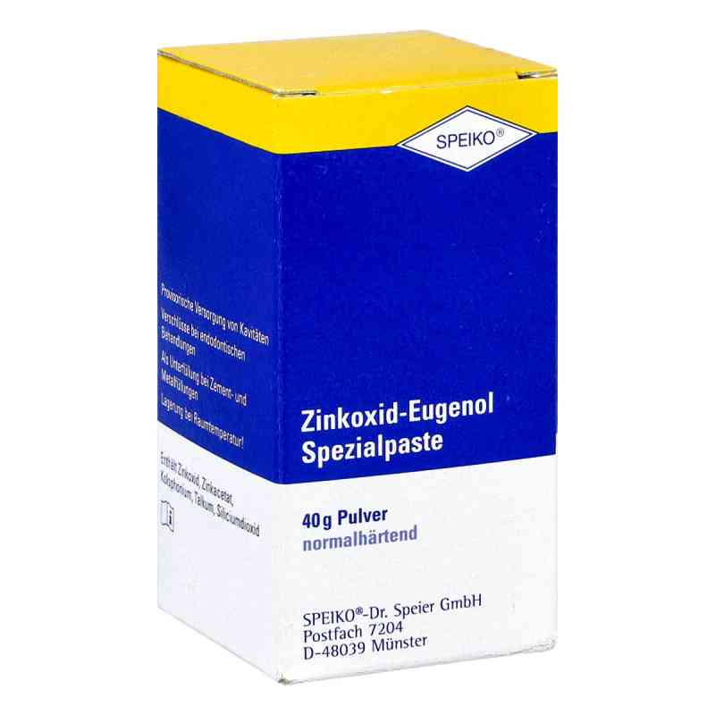 Zinkoxid-eugenol Spezialpaste normalhärtend Plv. 40 g von SPEIKO Dr.Speier GmbH PZN 00040235