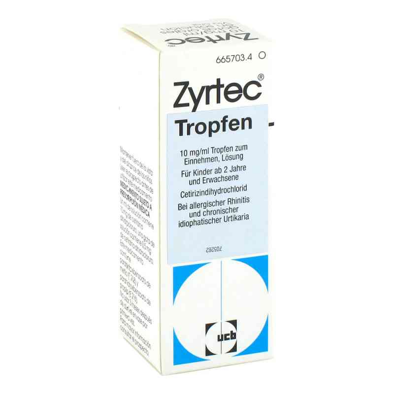 Zyrtec Tropfen 20 ml von EMRA-MED Arzneimittel GmbH PZN 00257940