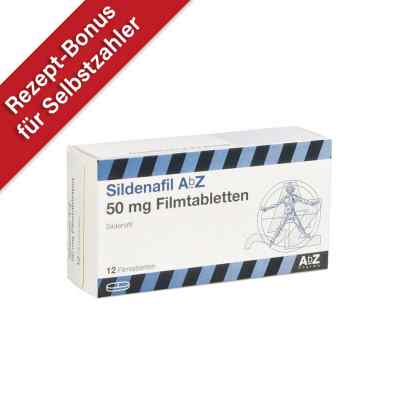 Sildenafil AbZ 50mg 12 stk von AbZ Pharma GmbH PZN 00234554