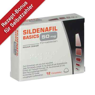 SILDENAFIL BASICS 50mg 12 stk von Basics GmbH PZN 04865748