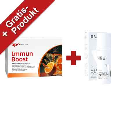 Sparset: Immun Boost + Gratis Anti-Aging Night Cream 1 Pck von apo.com Group GmbH PZN 08102514
