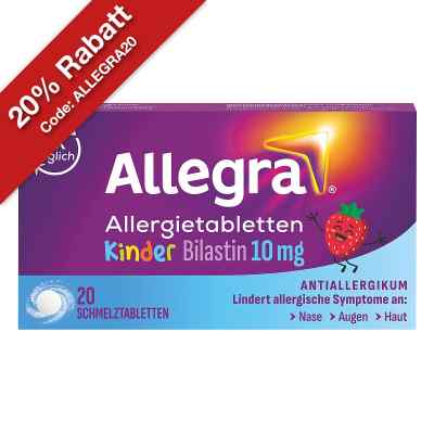 Allegra Allergietabletten für Kinder – Schmelztabletten