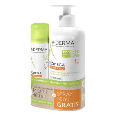 A-derma Promo-kit Exomega Milch+spray