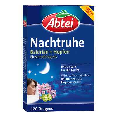 Abtei Nachtruhe Baldrian+hopfen Einschlafdragees 120 stk von Omega Pharma Deutschland GmbH PZN 12505567