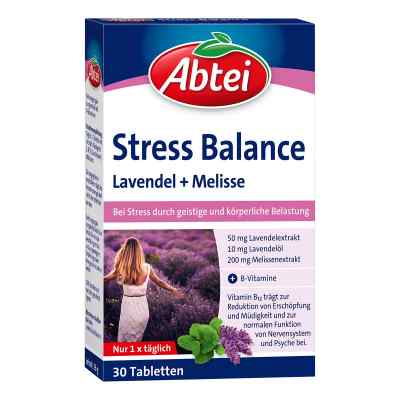 Abtei Stress Balance Lavendel+Melisse Tabletten Tf 30 stk von Perrigo Deutschland GmbH PZN 17944082