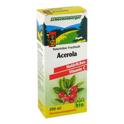 Acerola Saft Schoenenberger 200 ml von SALUS Pharma GmbH PZN 00692021