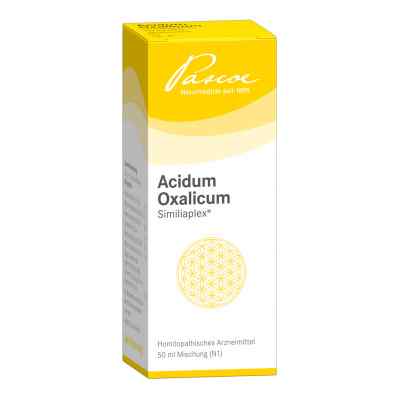 Acidum Oxalicum Similiaplex Tropfen 50 ml von Pascoe pharmazeutische Präparate PZN 00278563