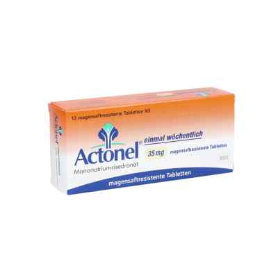 Actonel einmal wöchentlich 35 mg magensaftresistent Tab. 12 stk von Theramex Ireland Ltd. PZN 13506675