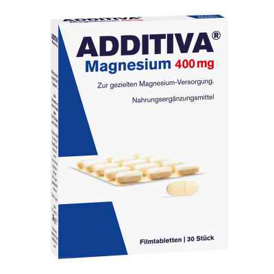 Additiva Magnesium 400 mg Filmtabletten 30 stk von Dr.B.Scheffler Nachf. GmbH & Co. PZN 06139325