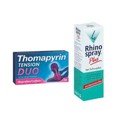 Aktionspaket - Thomapyrin TENSION DUO und Rhinospray Plus 1 Pck von  PZN 08101578
