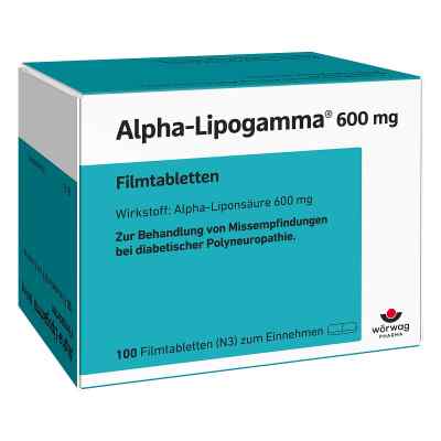 Alpha-Lipogamma 600mg 100 stk von Wörwag Pharma GmbH & Co. KG PZN 10109146