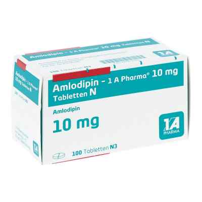 Amlodipin-1A Pharma 10mg N 100 stk von 1 A Pharma GmbH PZN 00923360