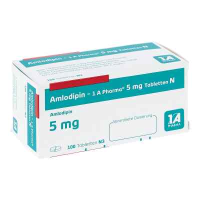 Amlodipin-1A Pharma 5mg N 100 stk von 1 A Pharma GmbH PZN 00889893
