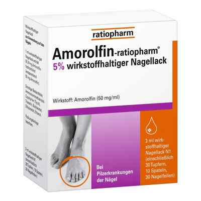 Amorolfin ratiopharm 5% 5 ml von ratiopharm GmbH PZN 09199196