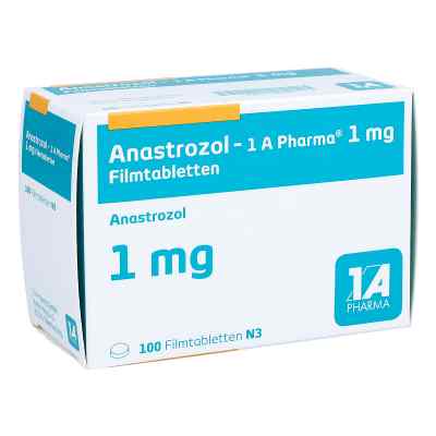 Anastrozol 1a Pharma 1 mg Filmtabletten 100 stk von 1 A Pharma GmbH PZN 06586426