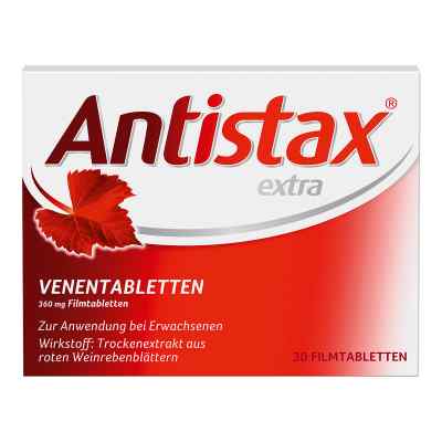 Antistax extra Venentabletten bei Venenleiden 30 stk von Sanofi-Aventis Deutschland GmbH  PZN 00002312