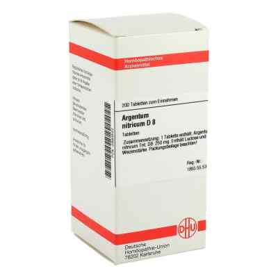 Argentum Nitricum D8 Tabletten 200 stk von DHU-Arzneimittel GmbH & Co. KG PZN 02893522