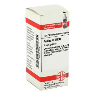 Arnica D 1000 Globuli 10 g von DHU-Arzneimittel GmbH & Co. KG PZN 02110247
