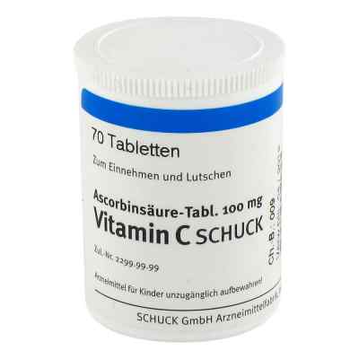 Ascorbinsäure Tabletten 100 mg Vitamin C 70 stk von SCHUCK GmbH Arzneimittelfabrik PZN 03371464