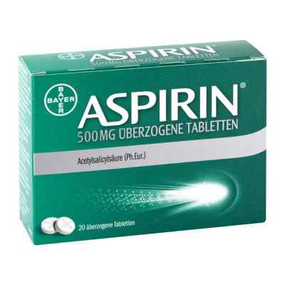 Aspirin 500mg 20 stk von Bayer Vital GmbH PZN 10203603