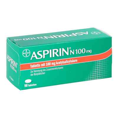 Aspirin N 100mg 98 stk von Bayer Vital GmbH GB Pharma PZN 05387239