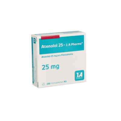 Atenolol 25-1A Pharma 100 stk von 1 A Pharma GmbH PZN 08533428