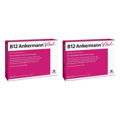 B12 Ankermann Vital Tabletten 2x100 stk von Wörwag Pharma GmbH & Co. KG PZN 08105402