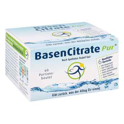 Basen Citrate Pur nach Apotheker Rudolf Keil Beutel 60X4.1 g von MADENA GmbH & Co.KG PZN 11886159
