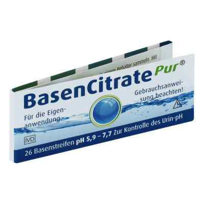 Basen Citrate Pur Teststr.ph 5,9-7,7 nach Apot.R.Keil 26 stk von MADENA GmbH & Co.KG PZN 02067497