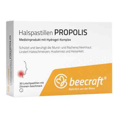Beecraft Halspastillen Propolis 30 stk von Roha Arzneimittel GmbH PZN 18117323