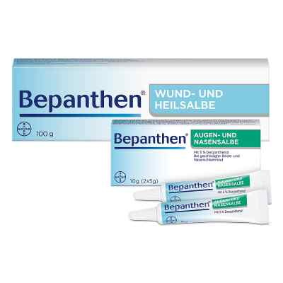 Bepanthen Wund- und Heilsalbe 100g + Augen- und Nasensalbe 10g 1 stk von Bayer Vital GmbH PZN 08102359