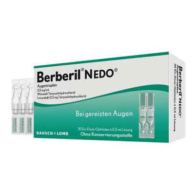 Berberil N EDO Augentropfen bei akut geröteten, gereizten Augen 30X0.5 ml von Dr. Gerhard Mann Chem.-pharm.Fab PZN 16507356