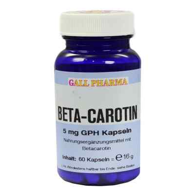 Beta Carotin 5 mg Kapseln 60 stk von Hecht-Pharma GmbH PZN 02139529