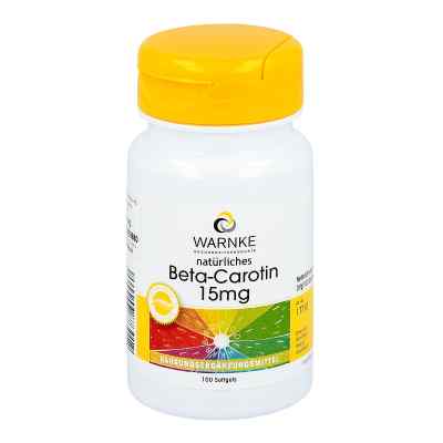 Beta Carotin Kapseln 15 mg natürlich