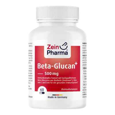 Beta-glucan 500 Mg+vitamin C & Zink Kapseln 60 stk von ZeinPharma Germany GmbH PZN 18055556