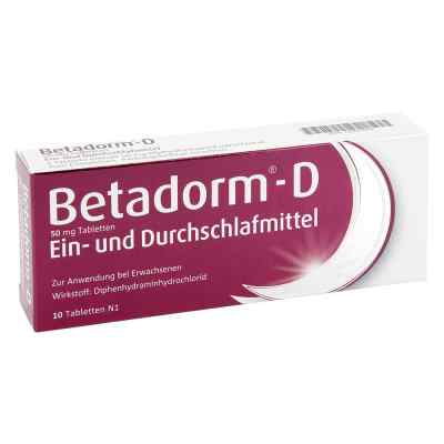 Betadorm-D 10 stk von Recordati Pharma GmbH PZN 03241678