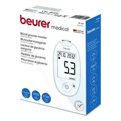 Beurer Blutzuckermessgerät Gl 44 mmol/l weiss 1 stk von BEURER GmbH PZN 08599580