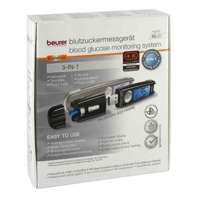 Beurer Gl50 mg/dl Blutzuckermessgerät schwarz 1 stk von BEURER GmbH PZN 07626694