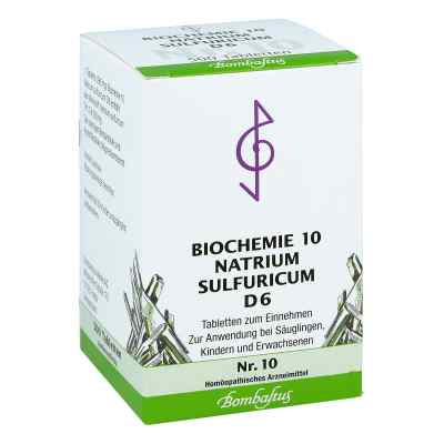 Biochemie 10 Natrium sulfuricum D6 Tabletten 500 stk von Bombastus-Werke AG PZN 01073857