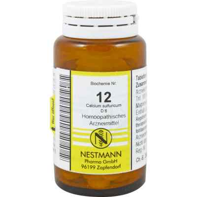 Biochemie 12 Calcium sulfuricum D6 Tabletten 100 stk von NESTMANN Pharma GmbH PZN 05955689