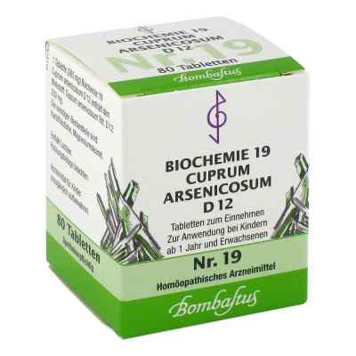 Biochemie 19 Cuprum arsenicosum D12 Tabletten