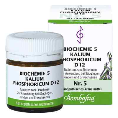 Biochemie 5 Kalium phosphoricum D12 Tabletten 80 stk von Bombastus-Werke AG PZN 00835012