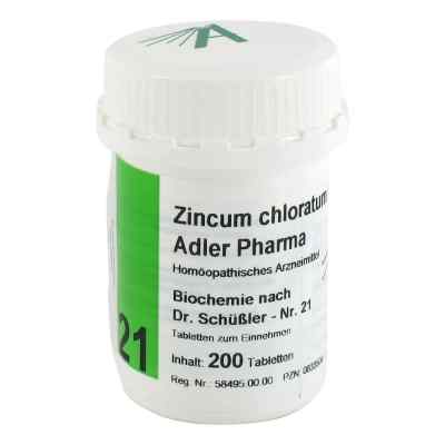 Biochemie Adler 21 Zincum chlor.D12 Adl.p. Tabletten  200 stk von Adler Pharma Produktion und Vert PZN 00833504